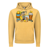 Vintage Mustard lacrosse coffee cups Vintage Hoodie - Zillion Design Studio