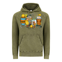 Vintage Olive lacrosse coffee cups Vintage Hoodie - Zillion Design Studio