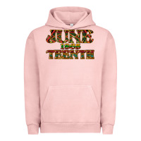 Pigment Salmon juneteenth 1865 Urban Hoodie - NancyCooperArtShop