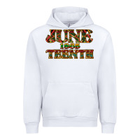 White juneteenth 1865 Urban Hoodie - NancyCooperArtShop
