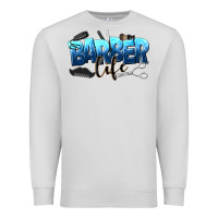 Dove Grey barber life Premium Sweatshirt - NancyCooperArtShop