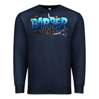 Navy barber life Premium Sweatshirt - NancyCooperArtShop