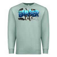 Seafoam barber life Premium Sweatshirt - NancyCooperArtShop