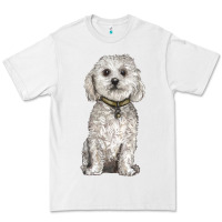 White bichon frise dog Premium Tee - BarkalooDesign