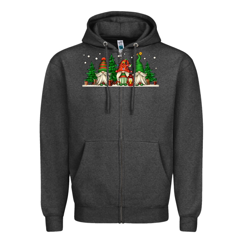 Christmas Gnomes Zipper Hoodie by Jasminsmagicworld | Teevron