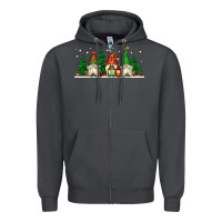Smoke Christmas gnomes Zipper Hoodie - Jasminsmagicworld