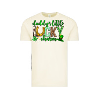 St. Patrick's Day Daddy's Little Lucky Charm Vintage Tee | Teevron
