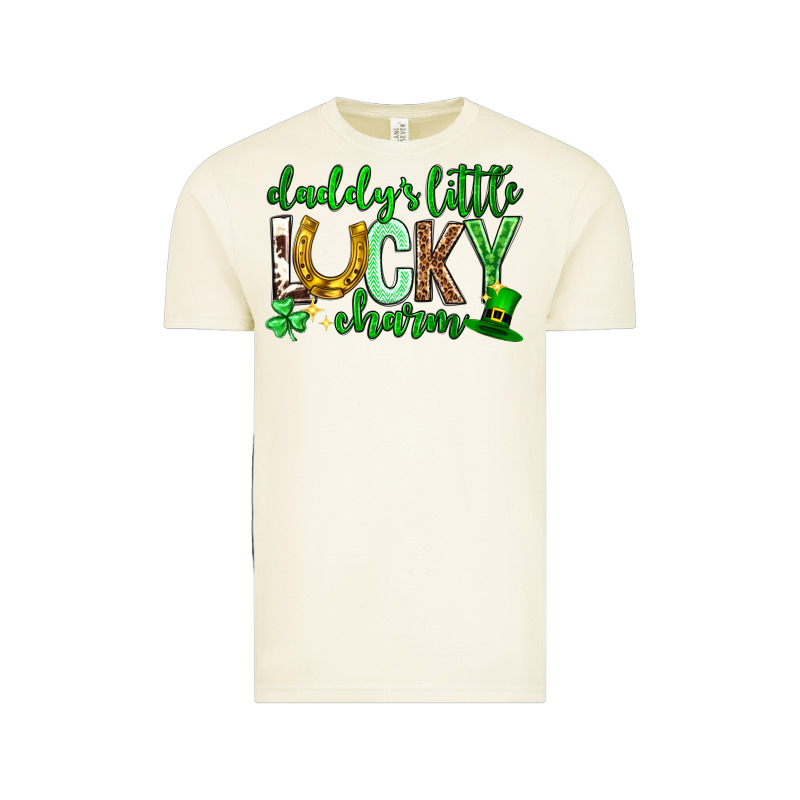 St. Patrick's Day Daddy's Little Lucky Charm Vintage Tee by Neo Western | Teevron