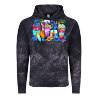 Cloud Black stitch summer coffee cups Vintage Hoodie - Zillion Design Studio