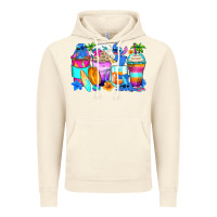 Vintage Artic stitch summer coffee cups Vintage Hoodie - Zillion Design Studio