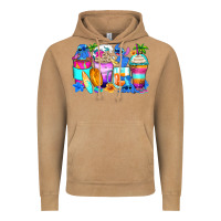 Vintage Camel stitch summer coffee cups Vintage Hoodie - Zillion Design Studio