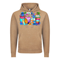 Vintage Coffee stitch summer coffee cups Vintage Hoodie - Zillion Design Studio