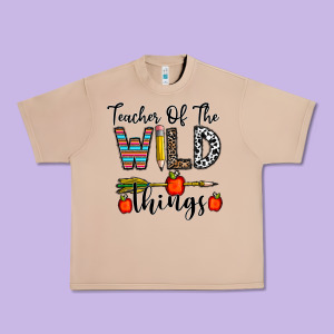 Teacher Of The Wild Things Urban Heavy Tee Designed By Cowhidedigitalart
