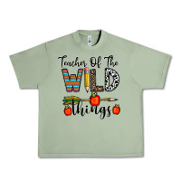 Oil Green teacher of the wild things Urban Heavy Tee - CowhideDigitalArt