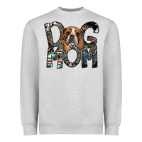 Heather Grey dog mom Heavyweight Sweatshirt - SublimationCraftShop