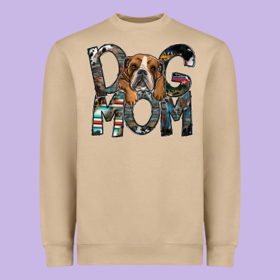 Dog Mom Heavyweight Sweatshirt Designed By Sublimationcraftshop