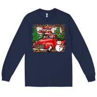 Navy merry christmas Long Sleeve Tee - JahusDesignShop