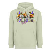 Matcha you grow girl Heavyweight Hoodie - NancyCooperArtShop