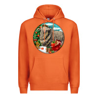 Carrot christmas merino wool sheep Premium Hoodie - LillyAllenDesigns