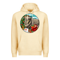 Pina Colada christmas merino wool sheep Premium Hoodie - LillyAllenDesigns