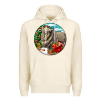 Tofu christmas merino wool sheep Premium Hoodie - LillyAllenDesigns