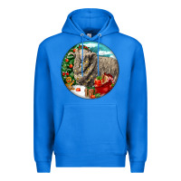 True Royal christmas merino wool sheep Premium Hoodie - LillyAllenDesigns