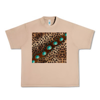 Burro leopard gemstone leather Urban Heavy Tee - BarkalooDesign