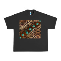 Pigment Black leopard gemstone leather Urban Heavy Tee - BarkalooDesign