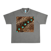 Tornado leopard gemstone leather Urban Heavy Tee - BarkalooDesign