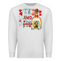 Oatmeal Heather te amo te quila Premium Sweatshirt - NancyCooperArtShop