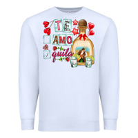 White te amo te quila Premium Sweatshirt - NancyCooperArtShop