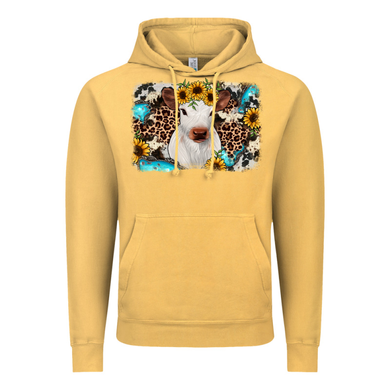 Cowhide Leopard Calf Vintage Hoodie by RanaPortraitStore | Teevron