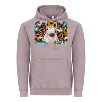 Vintage Zinc cowhide leopard calf Vintage Hoodie - RanaPortraitStore