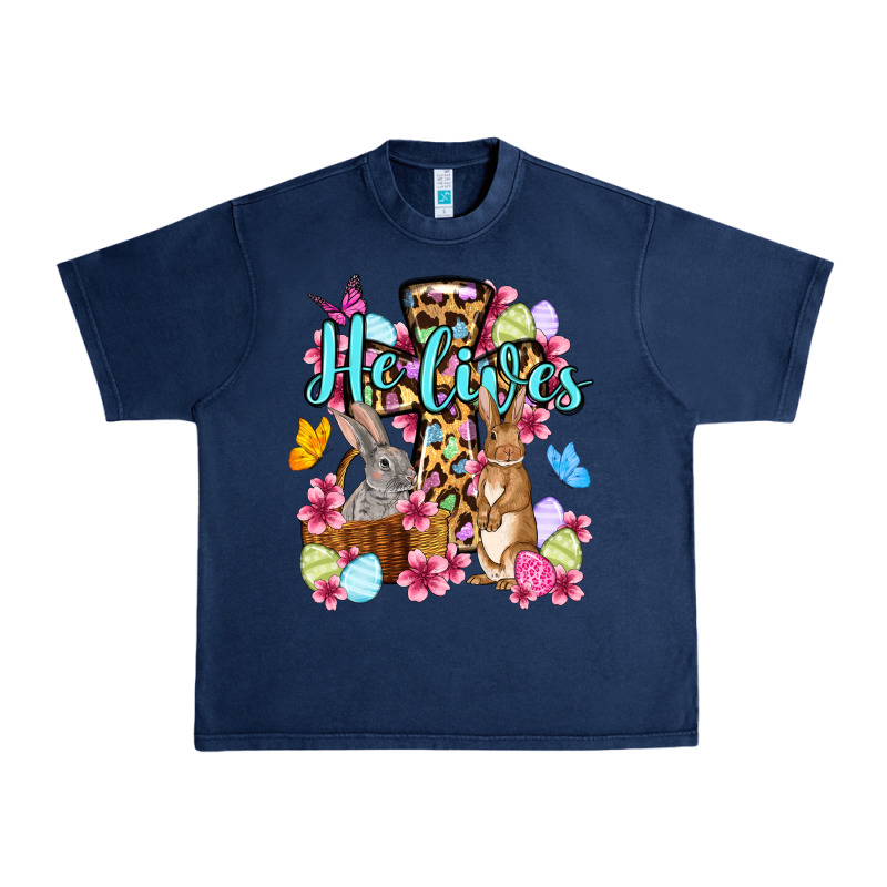 Easter Day He Lives Urban Heavy Tee by OliviaCreatesArt | Teevron