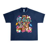 Navy Easter Day He lives Urban Heavy Tee - OliviaCreatesArt