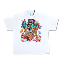 White Easter Day He lives Urban Heavy Tee - OliviaCreatesArt