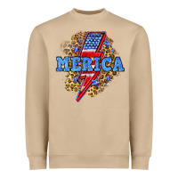 Mushroom Merica lightning bolt Heavyweight Sweatshirt - Neo Western