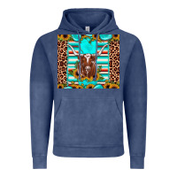 Vintage Denim texas longhorn sunflower gemstone Vintage Hoodie - JahusDesignShop