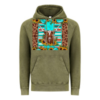 Vintage Olive texas longhorn sunflower gemstone Vintage Hoodie - JahusDesignShop
