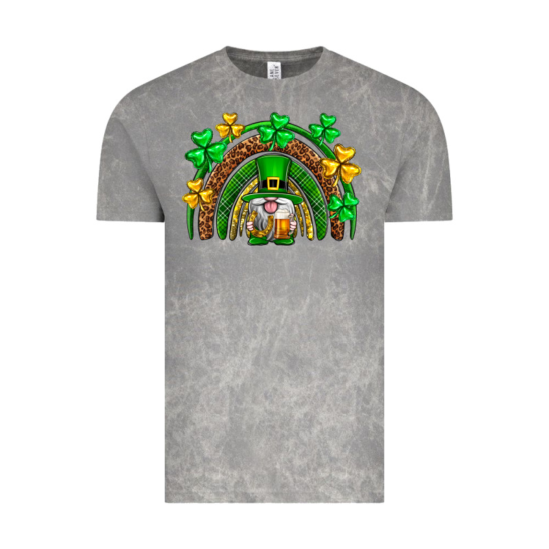 St. Patrick's Day Gnome Rainbow Vintage Tee by Neo Western | Teevron