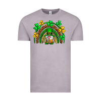 Vintage Zinc St. Patrick's Day gnome rainbow Vintage Tee - Neo Western