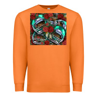 Carrot floral american football  helmet Premium Sweatshirt - NancyCooperArtShop