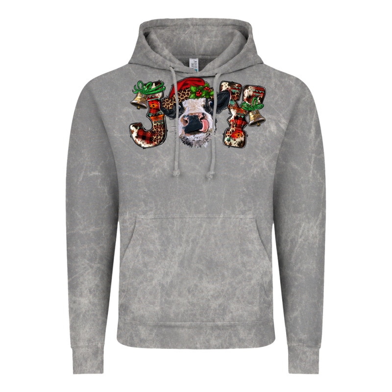 Christmas Joy With Heifer Cow Vintage Hoodie by RanaPortraitStore | Teevron