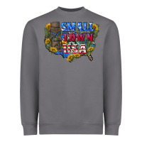 Storm Small town usa 4th of july Heavyweight Sweatshirt - CowGirlArtShop