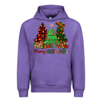 Tulip merry christmas trees Urban Hoodie - NancyCooperArtShop