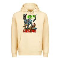 Pina Colada merry christmas velociraptor Premium Hoodie - LillyAllenDesigns