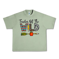 Oil Green teacher of the wild Urban Heavy Tee - CowhideDigitalArt