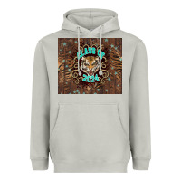 Moon Dust class of 2024 tiger Heavyweight Hoodie - NancyCooperArtShop