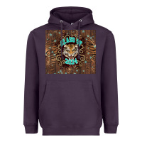 Plum class of 2024 tiger Heavyweight Hoodie - NancyCooperArtShop