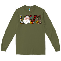 Army Green love santa Long Sleeve Tee - JahusDesignShop
